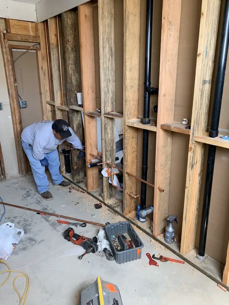 Commercial rough-in plumbing for Water Heater Replacement in Oakwood